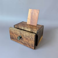 Image 3 of Mini-Altar Kit - Willamette Walnut with Antique Brass Knob