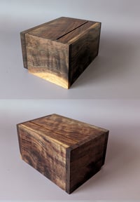 Image 4 of Mini-Altar Kit - Willamette Walnut with Antique Brass Knob