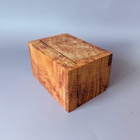 Image 5 of Mini-Altar Kit - Maple Burl with Brass Knob and Cold Cast Brass Inlay