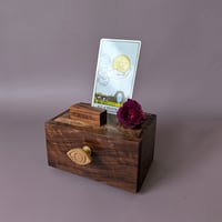 Image 1 of Mini-Altar Kit - Willamette Walnut with Boxwood and Brass Knob