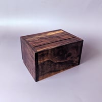 Image 4 of Mini-Altar Kit - Willamette Walnut with Boxwood and Brass Knob