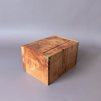 Image 4 of Mini-Altar Kit - Maple Burl with Brass Knob and Cold Cast Brass Knot Fill