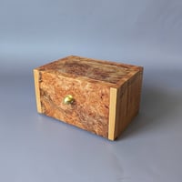 Image 3 of Mini-Altar Kit - Maple Burl with Brass Knob