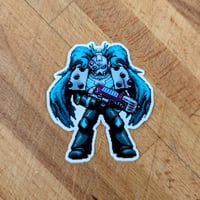 Image 7 of Alignment Ink's Pixel Marines - 3 Glossy Vinyl Stickers