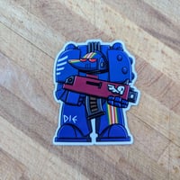 Image 2 of Old Skool Rainbow Warrior - 3 inch Transparent Vinyl Sticker