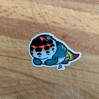 Image 2 of Chibi Monster Hunter Stickers - 3 Glossy Vinyl Stickers