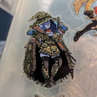 Image 4 of Elden Gun Witches - 2 Transparent Vinyl Stickers
