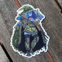 Image 2 of Elden Gun Witches - 2 Transparent Vinyl Stickers