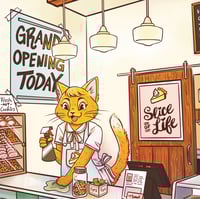 Image 2 of Slice of Life, Cat Bakery, Pie Shop - Fine Art Print