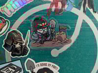 Image 4 of Muddy Trench Fighters - 3 Vinyl Stickers