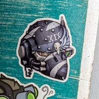 Image 1 of Bird of Prey Beaky Helm - 2 inch Glossy Vinyl Sticker