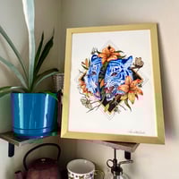 Image 5 of Tiger Lily - Original Watercolor Painting