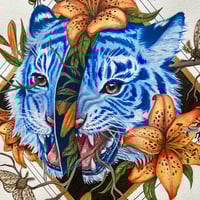 Image 2 of Tiger Lily - Original Watercolor Painting