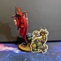 Image 2 of Old-Hammer Space Orc Marauder - 2 inch Transparent Vinyl Sticker