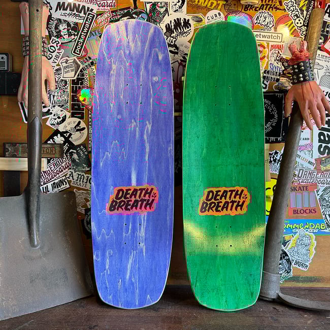 9.5" Double 'Grave' Shovel skateboard deck