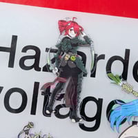 Image 3 of Mikuhammer 40,000 Space Elf Sisters - 2 Transparent Vinyl Stickers