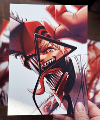 Image 3 of Chainsaw Man Small Prints (5"x7")