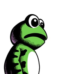 Image 3 of I LIVE FROGS BASEBALL Tee