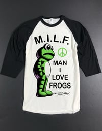Image 1 of I LIVE FROGS BASEBALL Tee