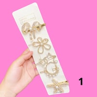 Image 3 of Crystal Hair Clips
