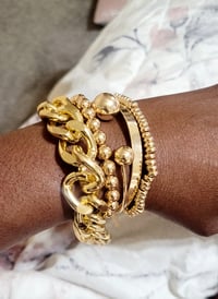 Image 1 of Stack & Go Gold bracelet set
