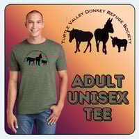 Image 1 of *PRE-ORDER: Wintergreen Sunrise Donkeys Unisex T-Shirt