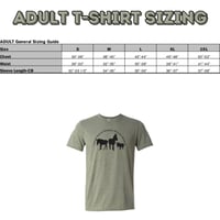 Image 4 of *PRE-ORDER: Wintergreen Sunrise Donkeys Unisex T-Shirt