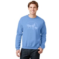 Image 4 of *PRE-ORDER - Carolina Blue Sunrise Donkey Pullover
