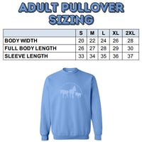 Image 3 of *PRE-ORDER - Carolina Blue Sunrise Donkey Pullover