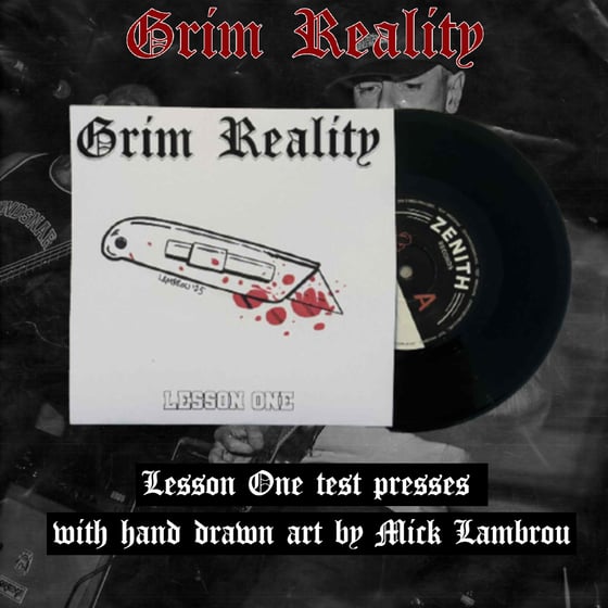 Image of Grim Reality - Lesson One test presses