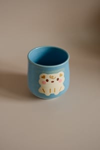 Image 2 of Blue Bear latte mug