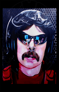 "THE DOC" 11" X 17" PRINT • ORIGINAL PAINTING By: SAVO888