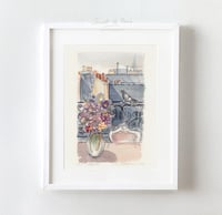Image 1 of Les Fleurs, Paris - Original Watercolor
