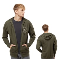 Image 5 of *PRE-ORDER - Zip-Up Olive Donkey Classic Hoodie