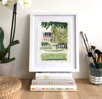 Image 1 of Place des Vosges, Paris - Original Watercolor