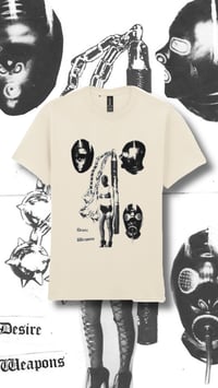 Image 1 of DESIRE WEAPONS T-SHIRT BEIGE