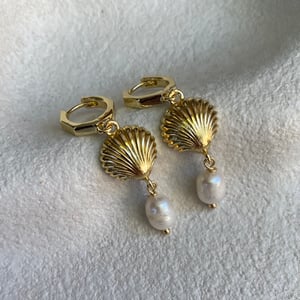 Image of Caspian Clam Earrings