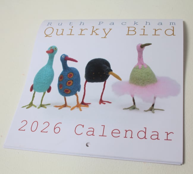 2026 Quirky bird calendar