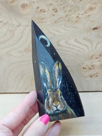 Image 2 of Scottish Stave Ornament,  Starry Starry Hare 