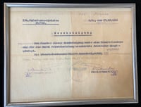 Image 9 of WW2 (Nazi Germany) Wehrmacht Issued Pocket Watch w/Framed Document Certification