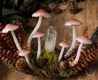 Image 4 of Glowing Fungi moon wreath