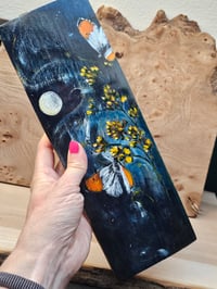 Image 3 of Moonlit Orange Tips, Scottish Stave Art 