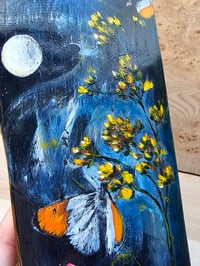 Image 4 of Moonlit Orange Tips, Scottish Stave Art 