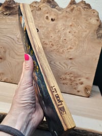 Image 5 of Moonlit Orange Tips, Scottish Stave Art 