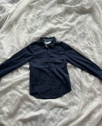 Image 1 of H&M Navy Dress Shirt