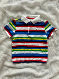 Image 1 of Tommy Hilfiger Striped Polo Tee