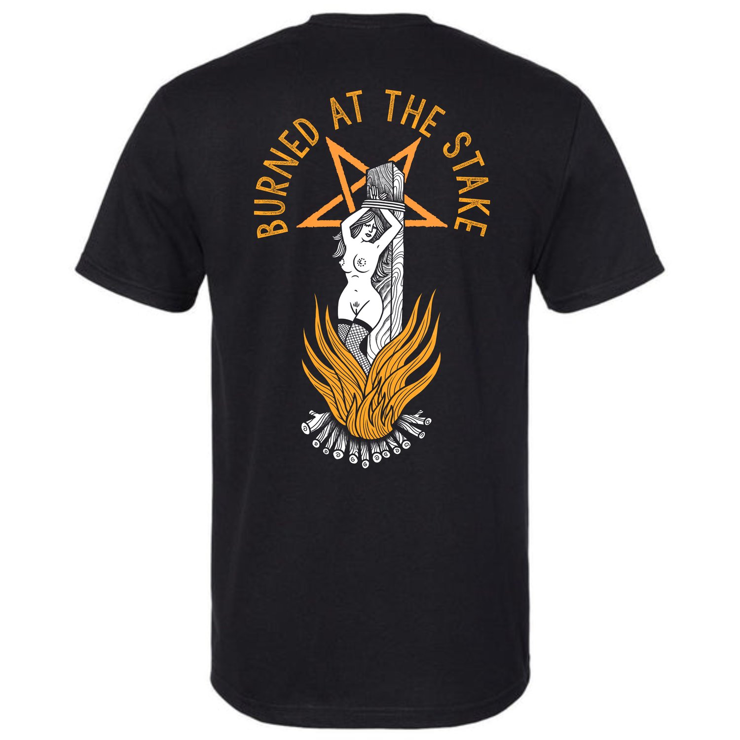 Image of Burned at the Stake Naked Witch