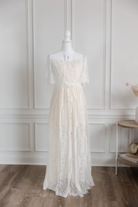 Image 1 of Item 07: Baltic Born White/Cream Lace Dress SMALL