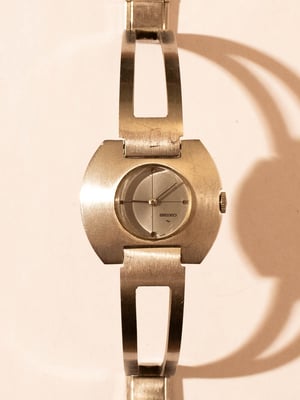 70s seiko silver "modernist"