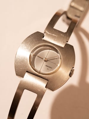 70s seiko silver "modernist"